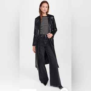 Avec Les Filles Belted Trench Size L